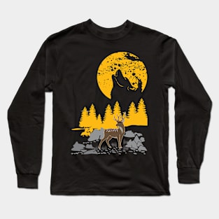 Wolf Hollow + RED Back Logo | 2 SIDED Long Sleeve T-Shirt